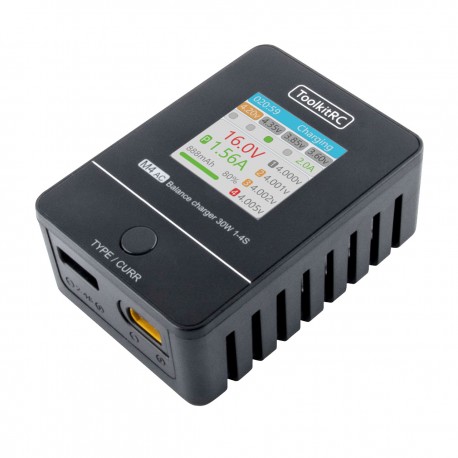 Toolkit M4AC XT60 LiPo 1-4S 2.5A Charger AC