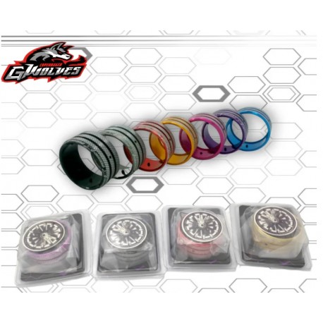 GWOLVES VOLANTE ALUMINIO PARA EMISORA FUTABA/FLY SKY