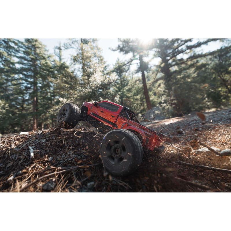 ARRMA 1/7 BIG ROCK 6S 4X4 BLX Monster Truck RTR, Red - Tienda RC