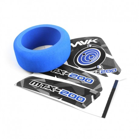 Maverick Transmitter Wheel Foam & Decals Blue