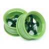 HPI WORK MEISTER S1 WHEEL GREEN 26mm (9mm OS/2pcs)