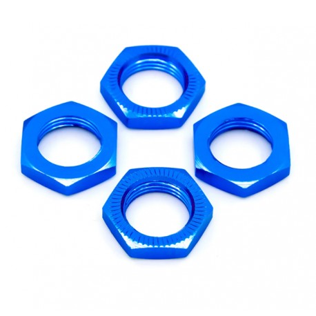  TUERCAS SERRADAS ALU PARA 1/8 ESCALA