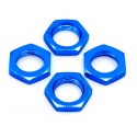 17MM 1/8 OFF ROAD ALUMINUM SERRATED NUT (4PCS)