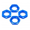 17MM 1/8 OFF ROAD ALUMINUM SERRATED NUT (4PCS)