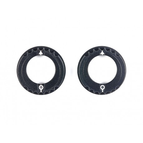 TAMIYA ALUM DIFF HOLDERS 0.8Mm Offset, 2Pcs