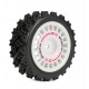 AUSTAR ROCK BLOCK SOFT+RALLY DISH WHEELS WHITE