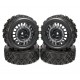 AUSTAR ROCK BLOCK SOFT+RALLY DISH WHEELS BLACK