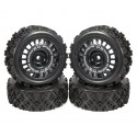 AUSTAR ROCK BLOCK SOFT+RALLY DISH WHEELS BLACK