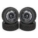 AUSTAR RALLY PIRELLY+RALLY DISH WHEELS BLACK