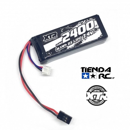 XTR BATERIA RECEPTOR LIPO PLANA 7,4V 2400 Mah