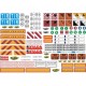 CARSON 1:14 Sticker-Sheet Truck Caution-Signs
