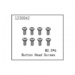 ABSIMA Button Head Screws M2.5*6