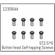 ABSIMA Button Head Screws - Selftapping M2.5*6