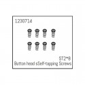 ABSIMA Button Head Screws - Selftapping M2.5*6