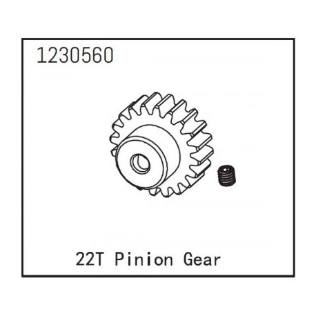 ABSIMA Pinion Gear 22T