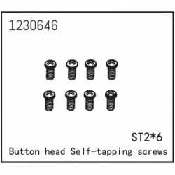 ABSIMA Button Head Screws - Selftapping M2*6