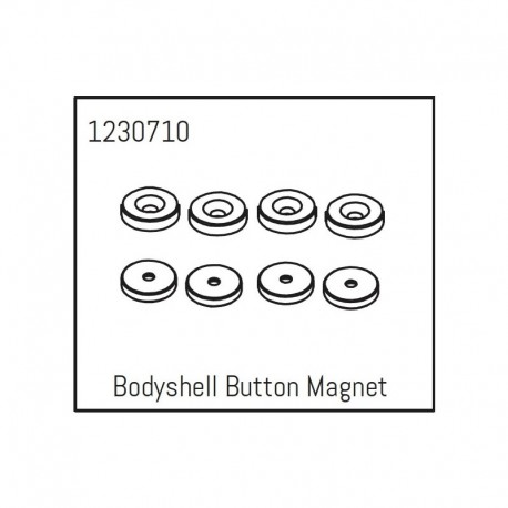 ABSIMA Bodyshell Button Magnet
