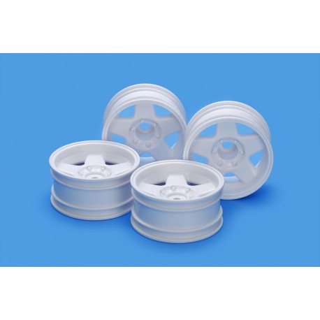 TAMIYA HORNET 1-PC LG DIA WHEELS Front/Rear