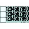 TAMIYA Sticker Car Numbers BBX BB-01