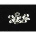 Hiro Seiko 3mm Alloy Countersunk Washer [Silver] ( 10 pcs)