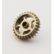 Hiro Seiko Hard Coated Alum. Pinion Gear (MoS2) M06-28T