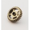 Hiro Seiko M06-28T Hard Coated Alum. Pinion Gear (MoS2) 