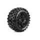 Louise RC MFT X-MCROSS ARRMA Kraton 8S Mounted Sport Black wheels Hex 24mm