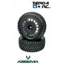 ABSIMA 1:10 Buggy Wheel Set "Maxi Block" front black (2)