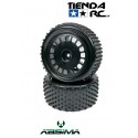 ABSIMA 1:10 Buggy Wheel Set "Mini Pin" rear black 2
