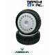 ABSIMA 1:10 Buggy Wheel Set "Mini Block" front white (2)
