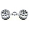 TAMIYA 10-SPOKE ONE PIECE WHEELS (Grey)