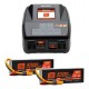 SPEKTRUM Smart Powerstage 8S: (2) G2 5000mAh 4S LiPo IC5 & S2100 Charger EU
