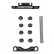 HOBBYTECH COMPLETE KIT REINFORCED ALU REAR CHOCKS. OAS (MADE IN FRANCE)