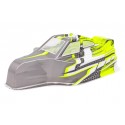 HOBBYTECH UNCUT YELLOW/GREY NXT EVO BODY WITH STICKERS