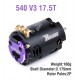 ROCKET RC 17 .5T 540 V3 STOCK SPEC SENSORED BRUSHLESS MOTOR