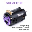 ROCKET RC 17.5T 540 V3 STOCK SPEC SENSORED BRUSHLESS MOTOR