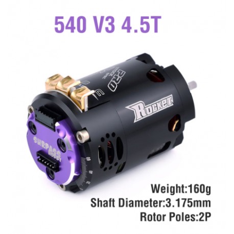 ROCKET RC 4.5T 540 V3 MODIFIED SENSORED BRUSHLESS MOTOR