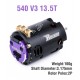 ROCKET RC 13.5T 540 V3 STOCK SPEC SENSORED BRUSHLESS MOTOR