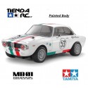 TAMIYA MB-01 ALFA ROMEO GIULIA SPRINT Gta Club Racer (painted body)