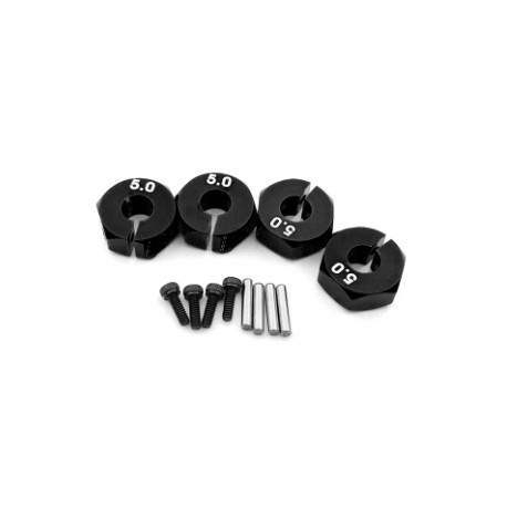 HEXAGONOS DE RUEDA ALUMINIO 5.0 BLACK