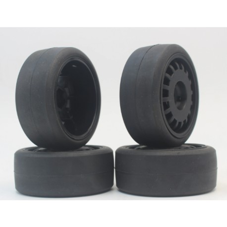  AUSTAR SLICK+ROTA WHEELS BLACK
