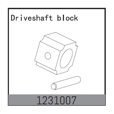ABSIMA Driveshaft Block - CR3.4eco