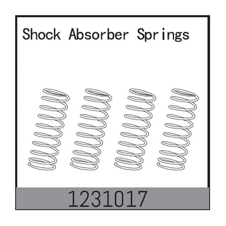 ABSIMA Shock Absorber Springs 4 - CR3.4eco