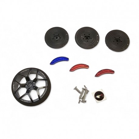 DUMBO RC Aluminum Steering Wheel with Sponge f. CR10P