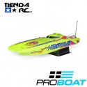PROBOAT Blackjack 24 V2 Catamaran Brushless: RTR, Heat Wave