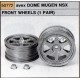 TAMIYA  DOME MUGEN NSX FRONT WHEELS (1Pr)