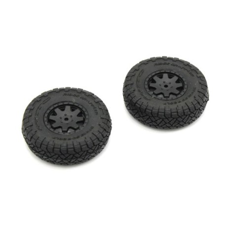 KYOSHO PremountedTire/Wheelw/Weight2pcs 4Runner