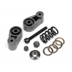 HPI SERVO SAVER SET (GUNMETAL)