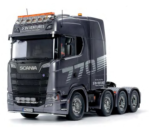 TAMIYA SCANIA 770 S 8X4/4 (Gun Metal Edition) - Tienda RC