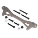 HPI BAJA 5B REAR SHOCK MOUNT PLATE A (GUNMETAL/+12mm)